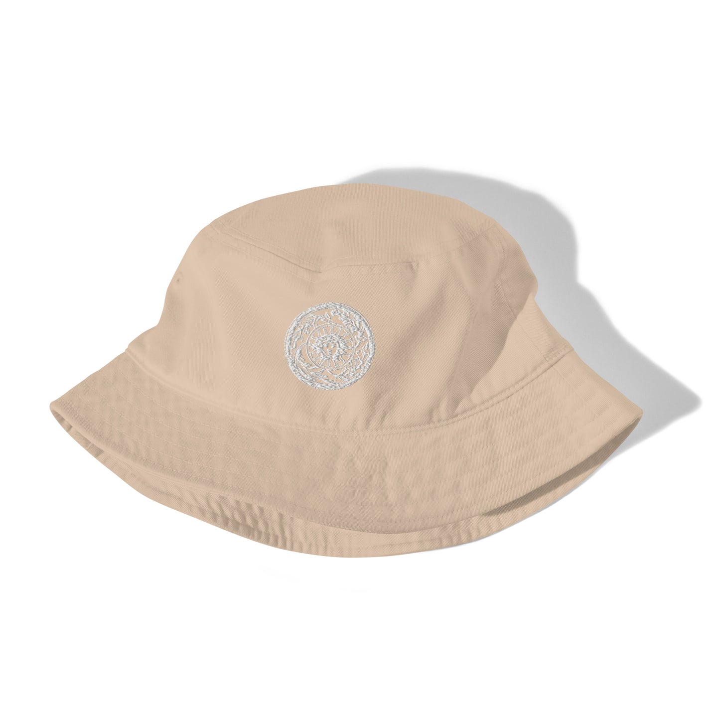 Medusa Sun Medallion Organic Cotton bucket hat
