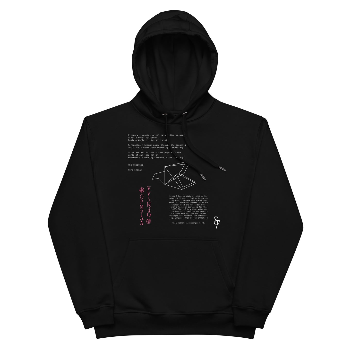 Behind-the-Thoughts Premium Eco Hoodie