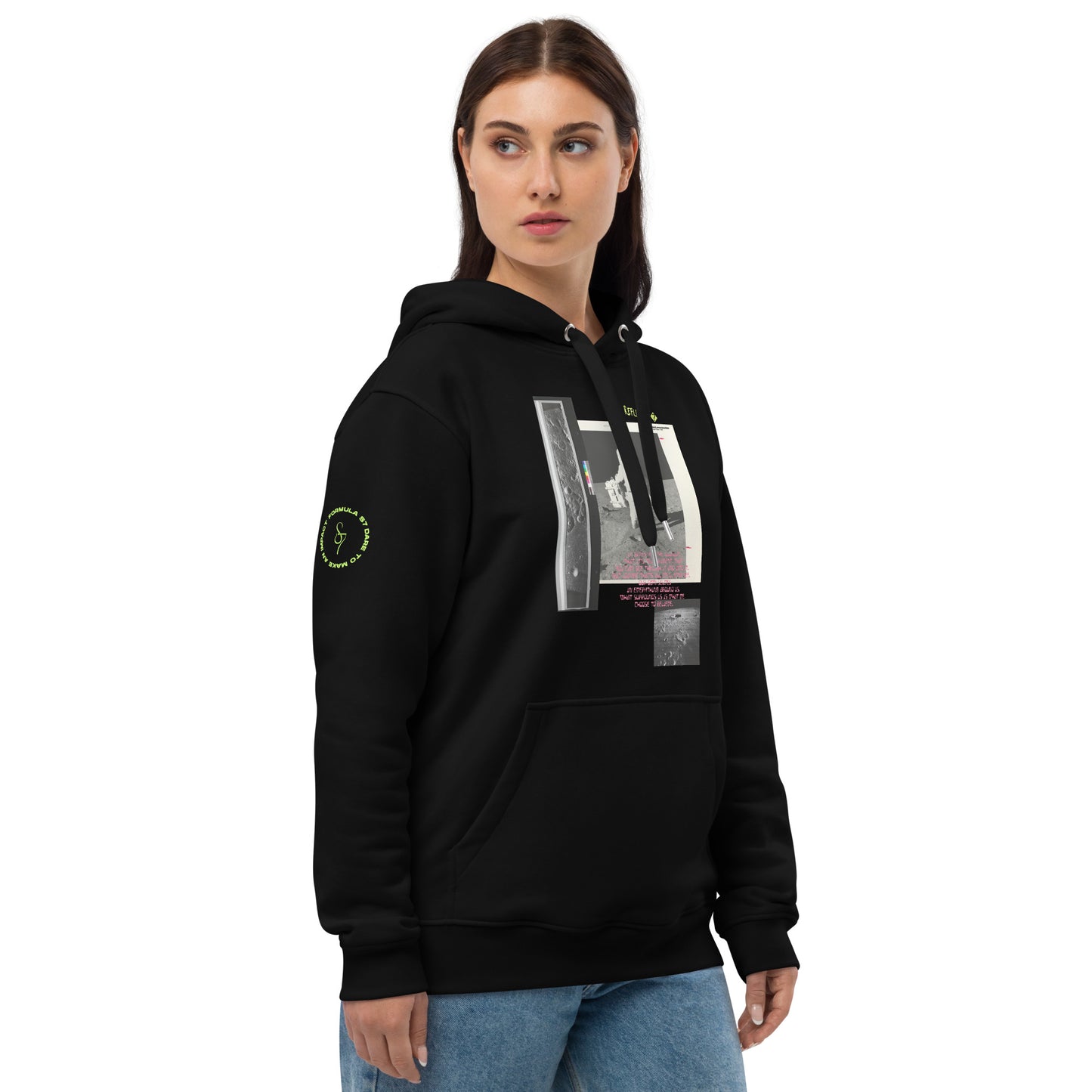 Reflection of Self, Man on the Moon Premium Eco Hoodie