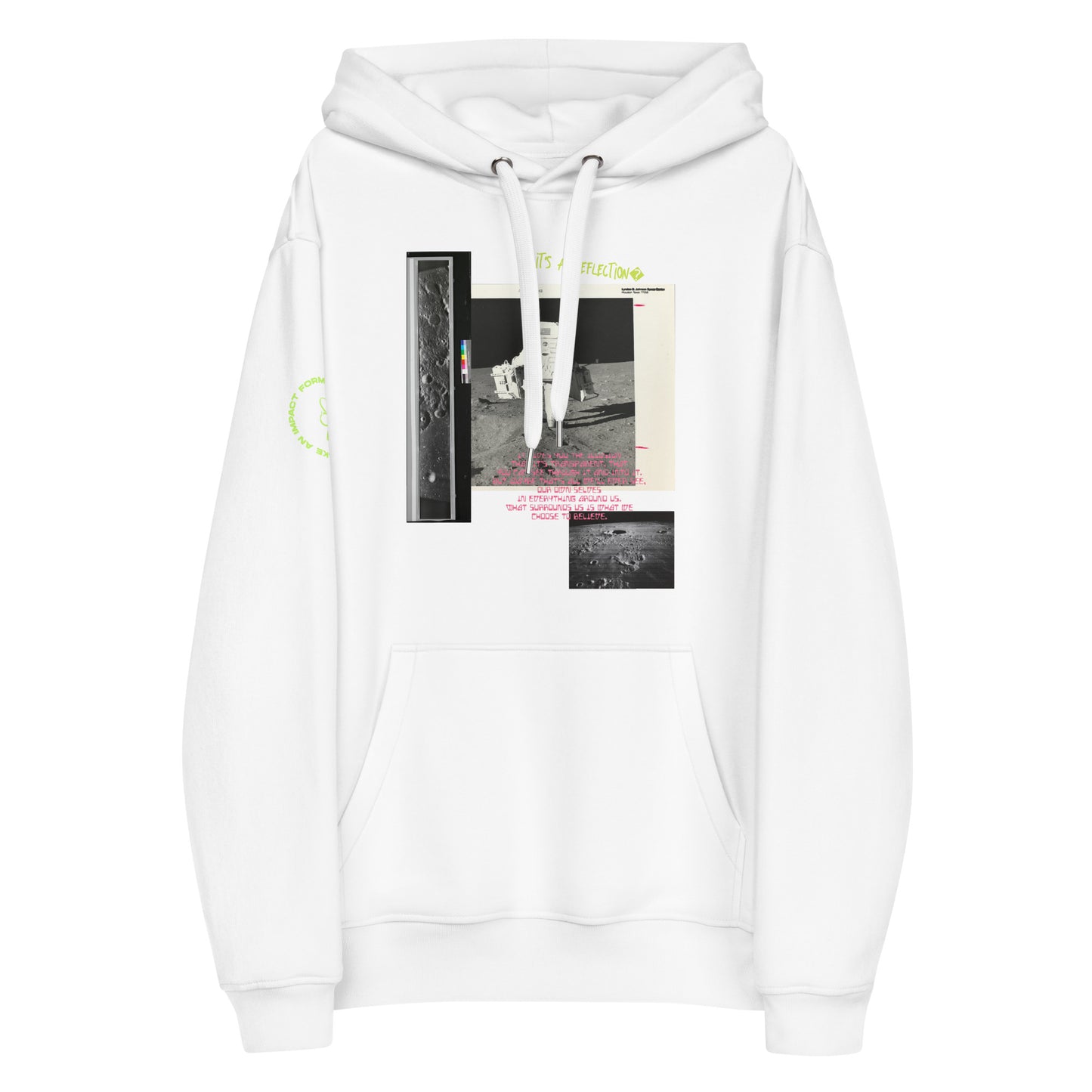 Reflection of Self, Man on the Moon Premium Eco Hoodie