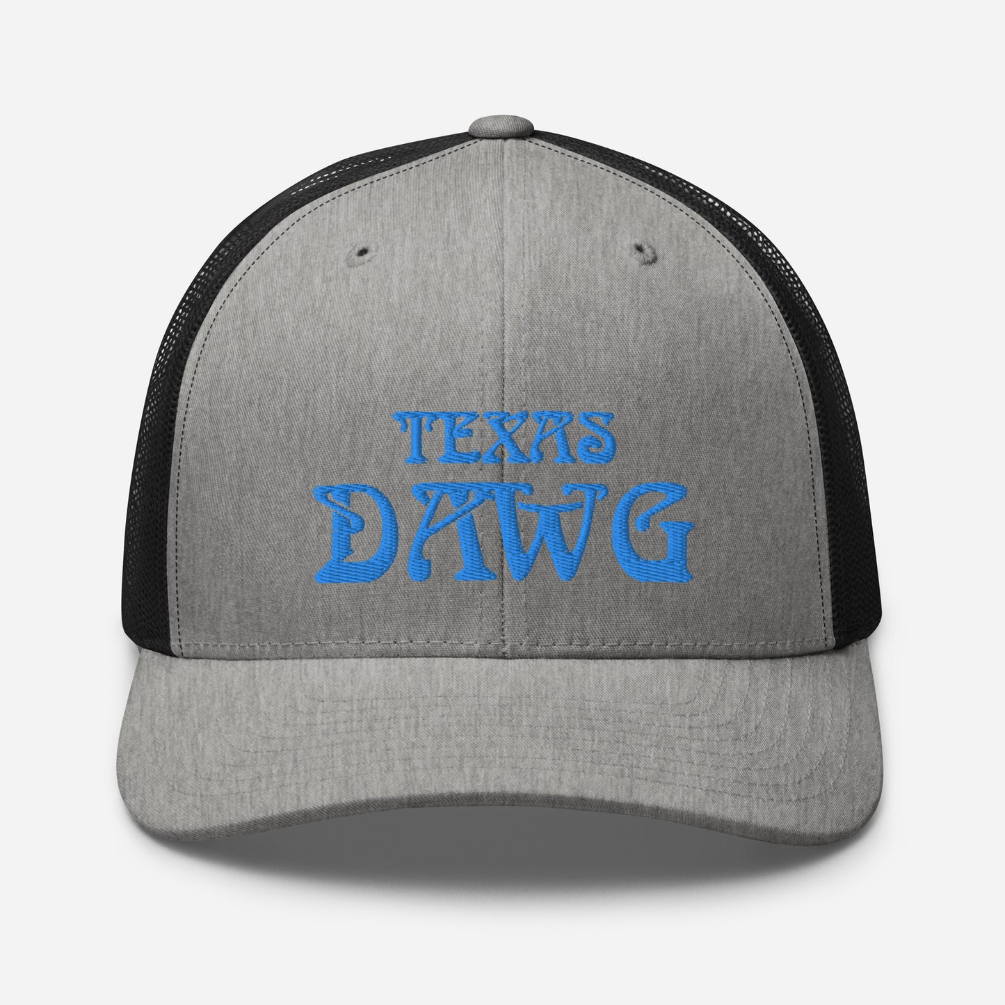 Blue Texas Dawg Funny Trucker Cap