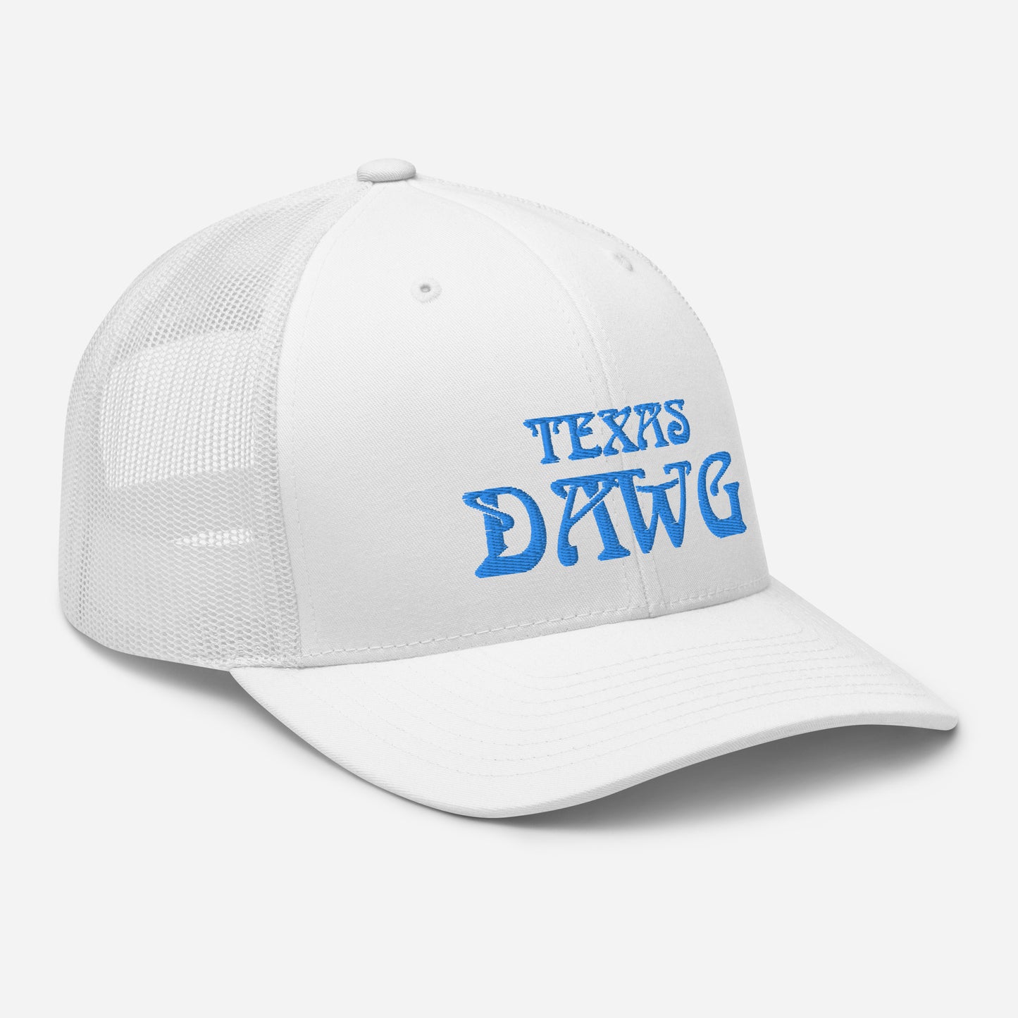 Blue Texas Dawg Funny Trucker Cap