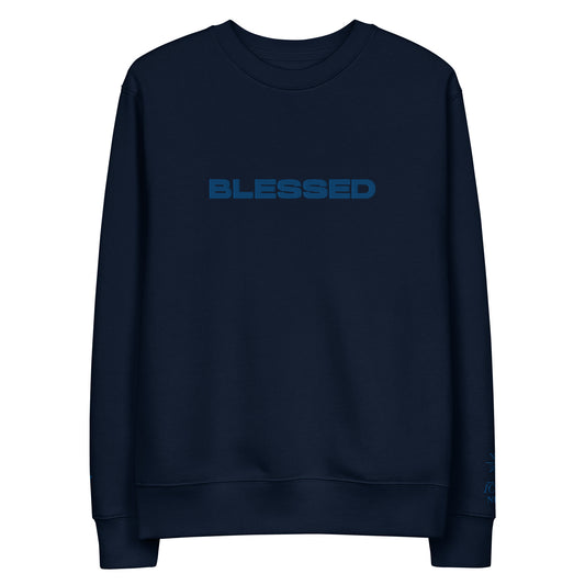 Blessed Organic Cotton Navy Eco Sweatshirt