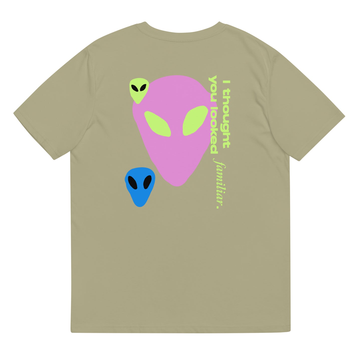 Familiar Aliens Unisex organic cotton t-shirt