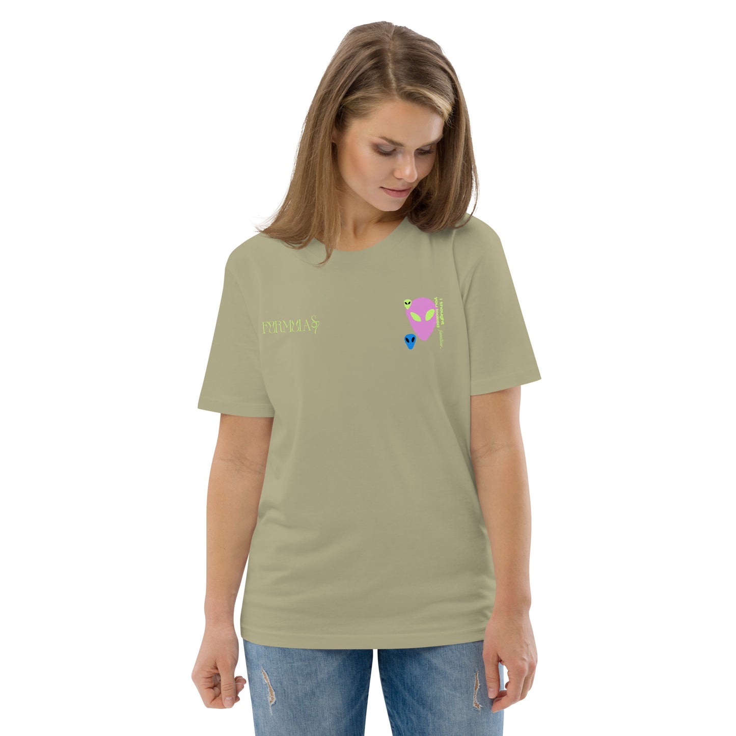 Familiar Aliens Unisex organic cotton t-shirt