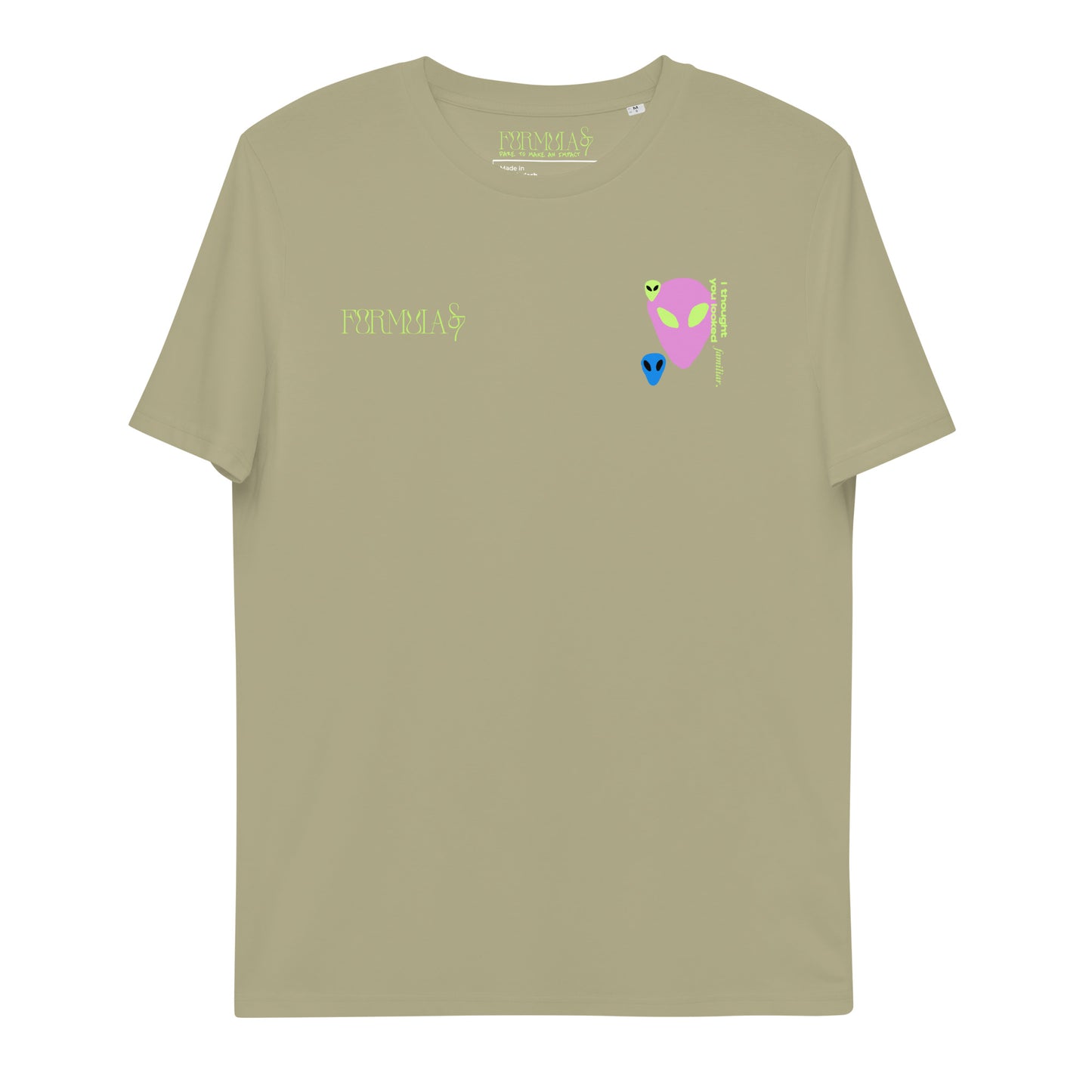 Familiar Aliens Unisex organic cotton t-shirt