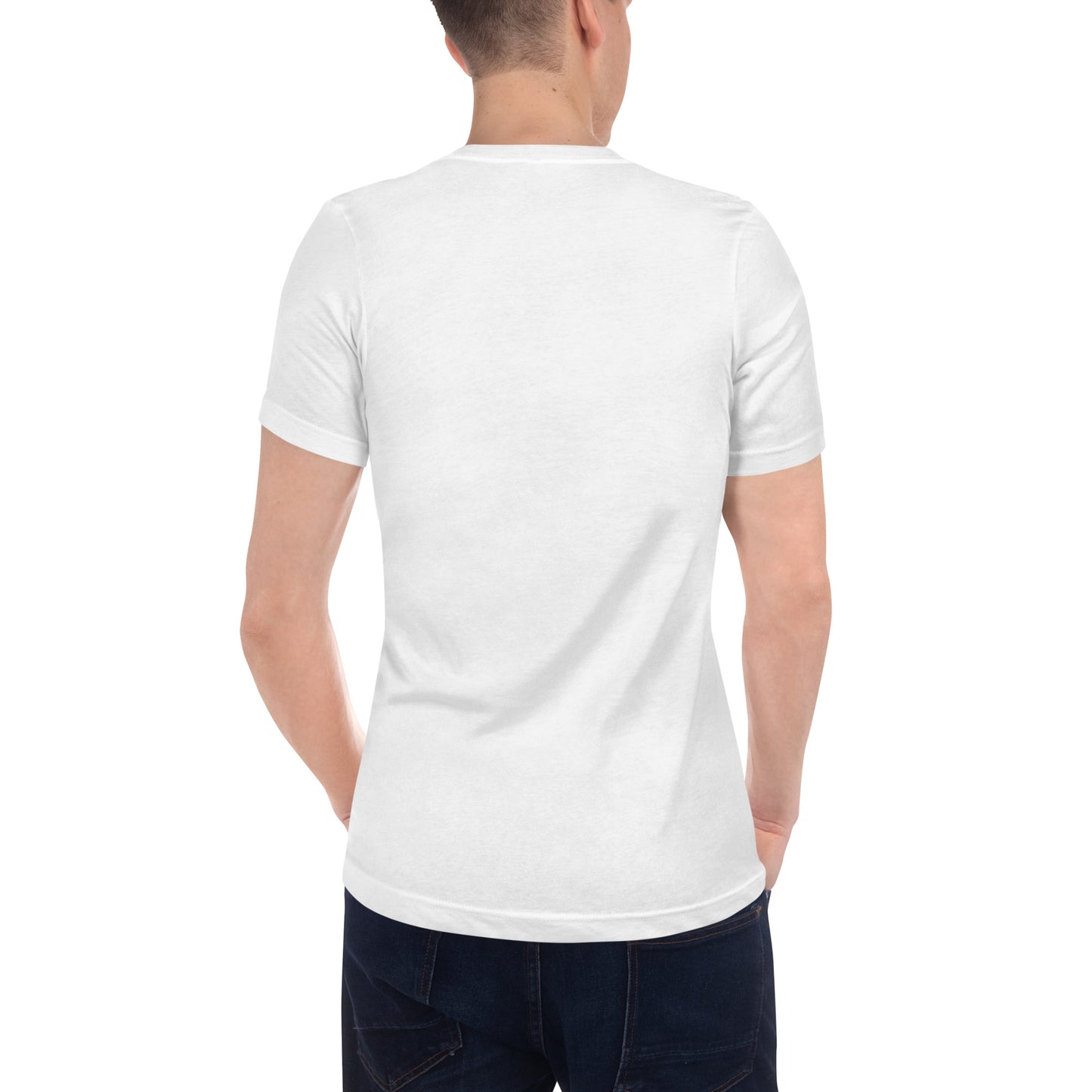 Unisex Short Sleeve V-Neck Formula S7 Logo Print T-Shirt