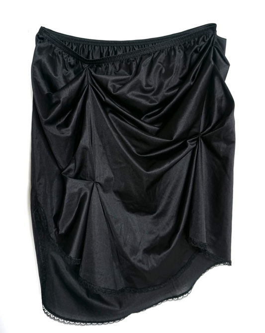 LACE ICING Black Mini Skirt
