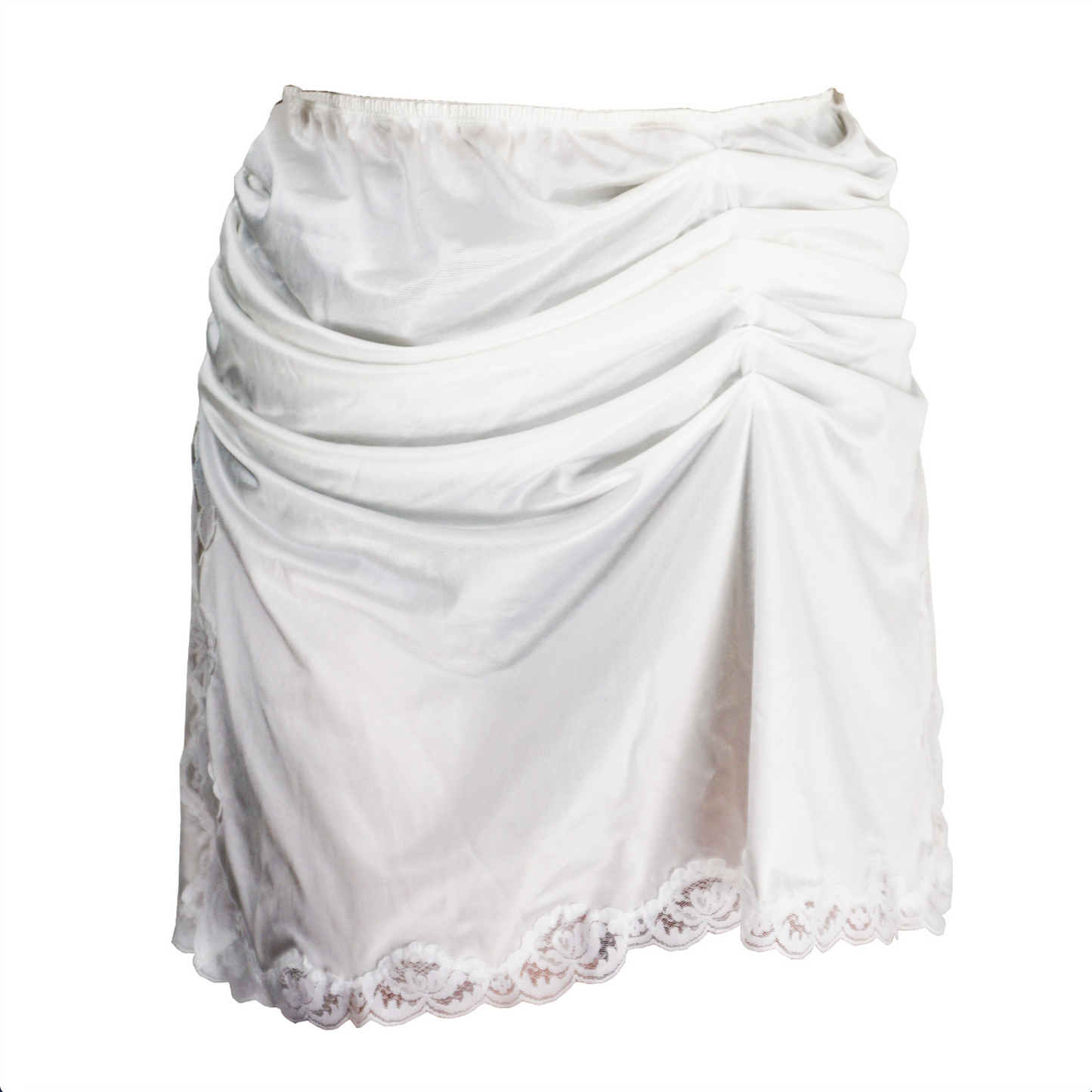 LACE ICING White Mini Skirt