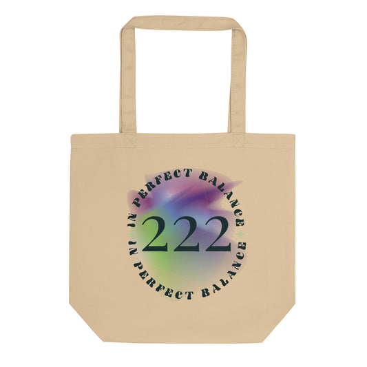 222 In Perfect Balance Angel Number Eco Tote Bag
