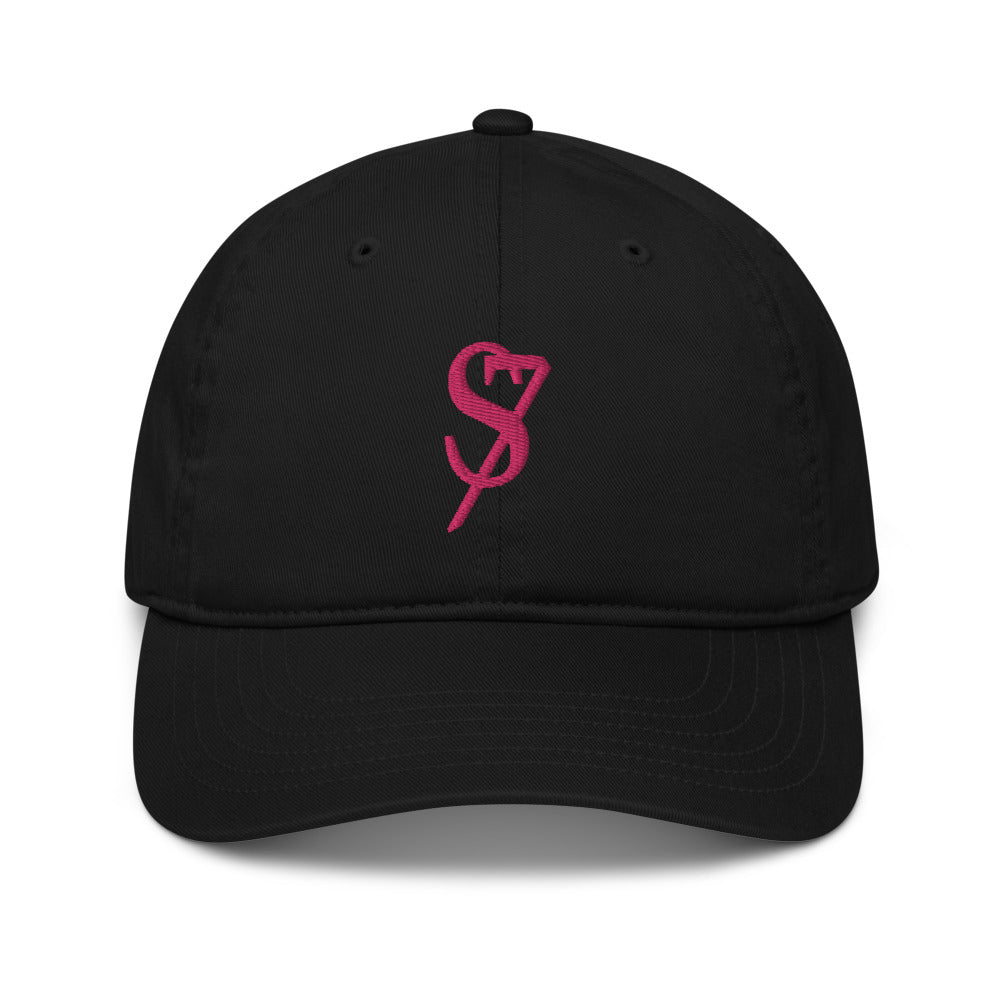 S7 Logo in Hot Pink Flamingo Organic Cotton Dad Hat