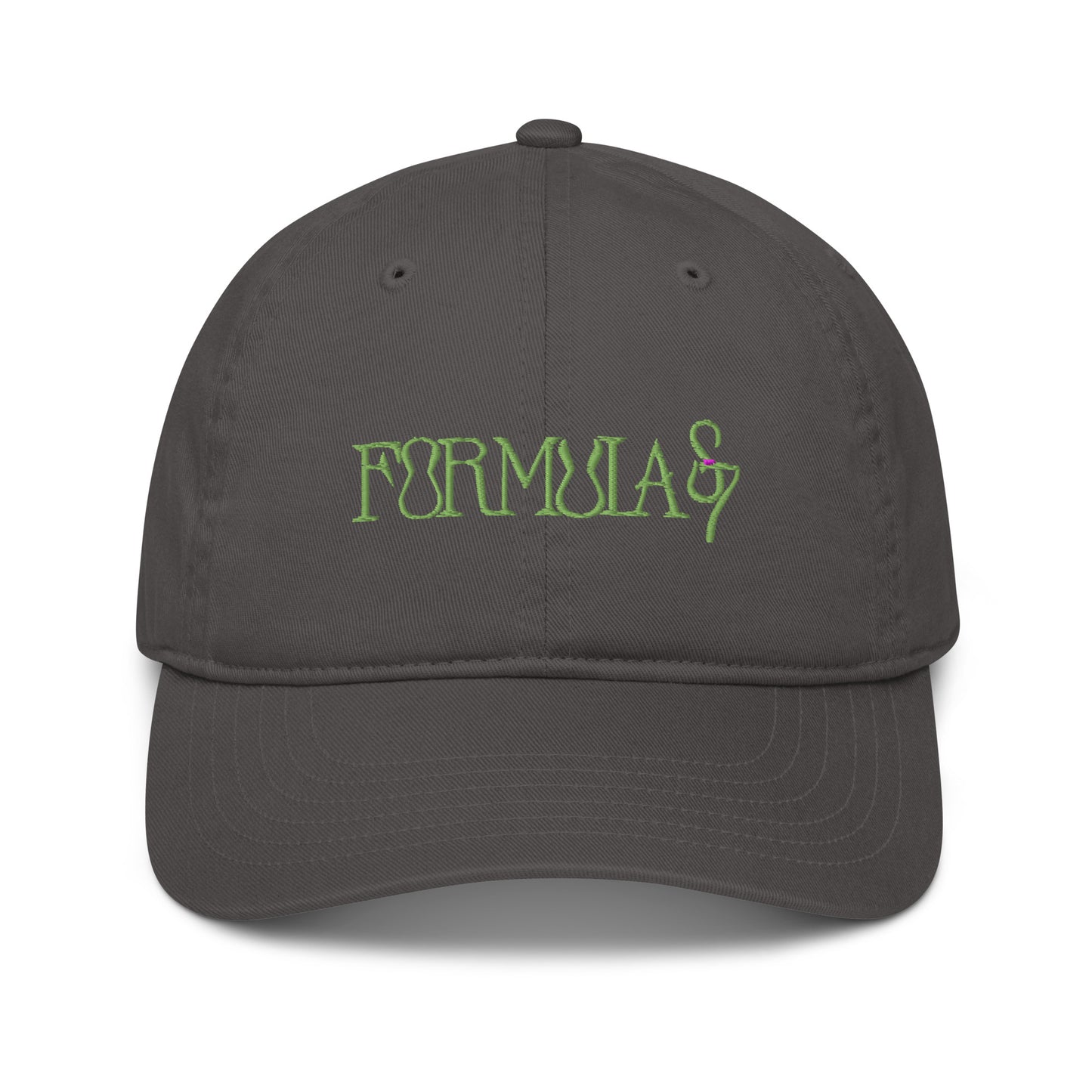 Formula S7 Green Embroidery Organic dad hat