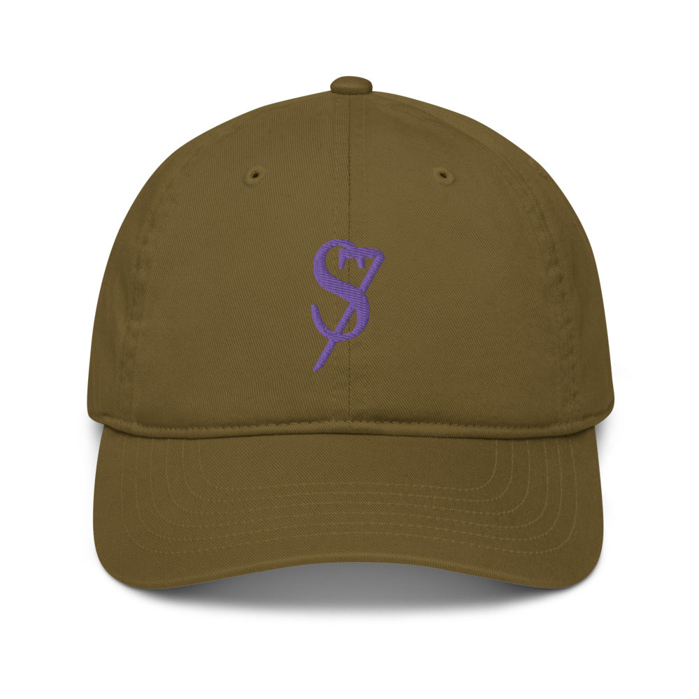 S7 Logo in Purple Organic Cotton Dad Hat