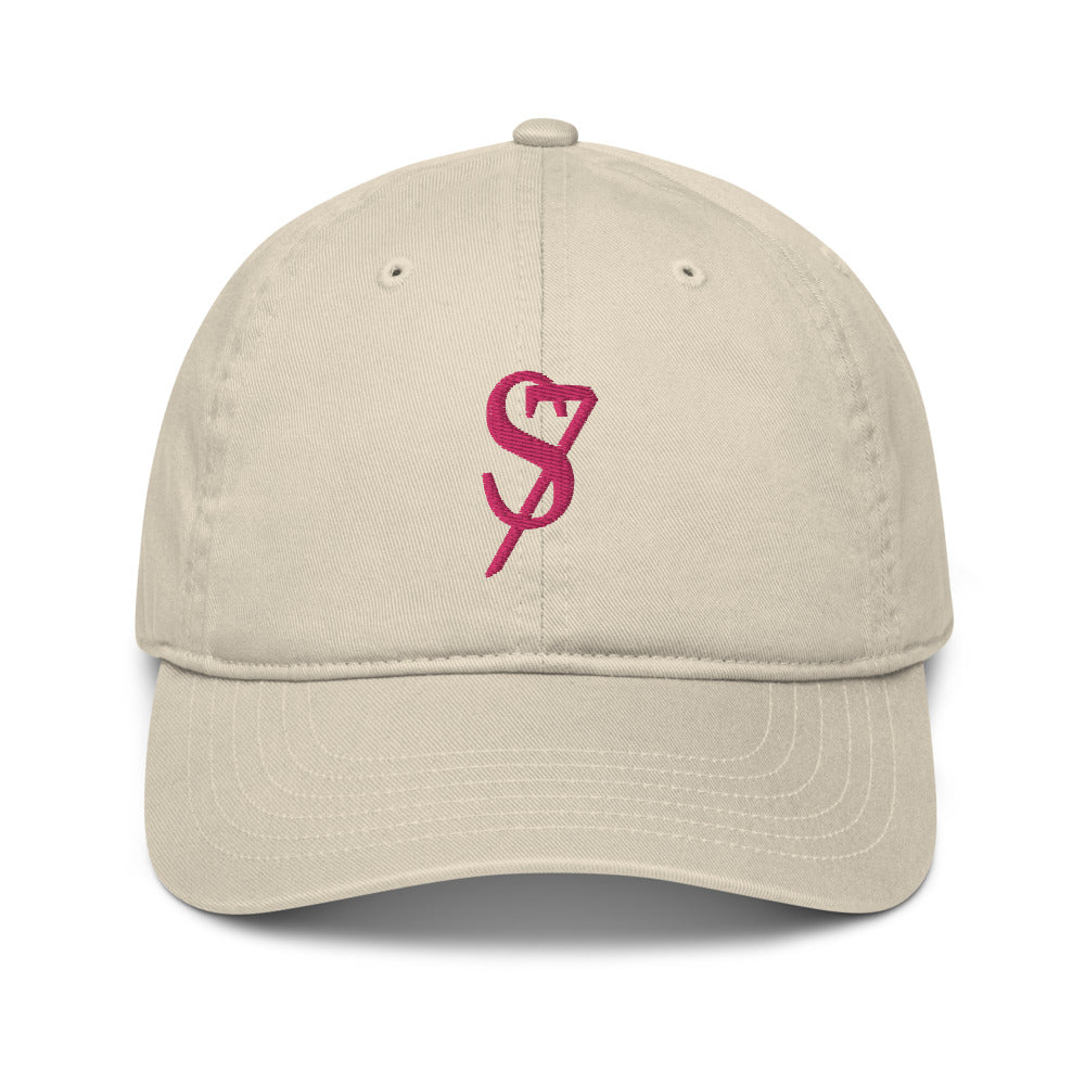 S7 Logo in Hot Pink Flamingo Organic Cotton Dad Hat