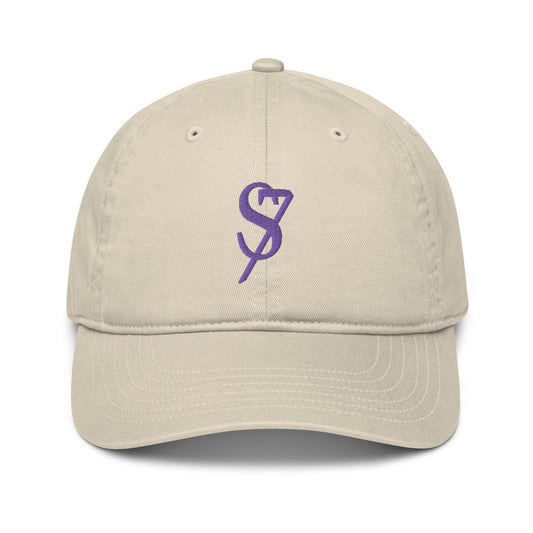 S7 Logo in Purple Organic Cotton Dad Hat
