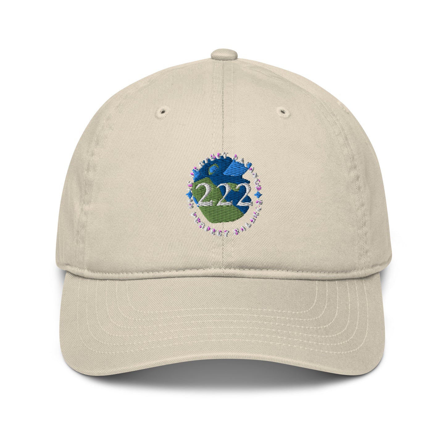 In Perfect Balance 222 Angel Number Organic Cotton dad hat