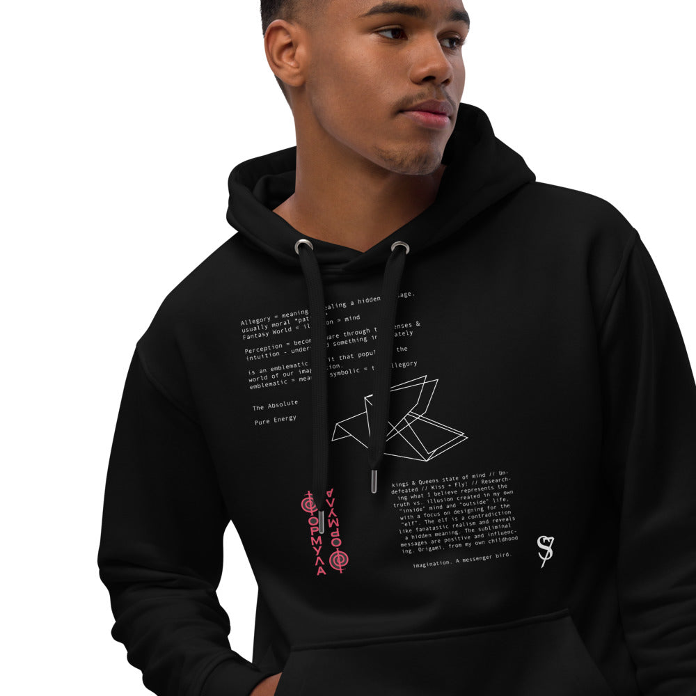 Behind-the-Thoughts Premium Eco Hoodie – Formula S7
