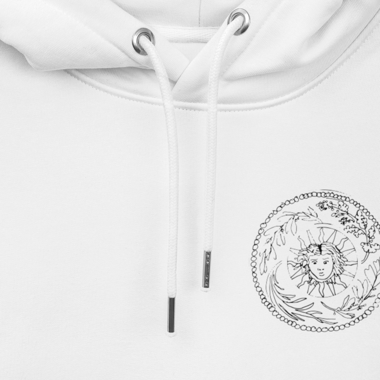 Medusa's Sea Medallion Unisex Essential Eco Hoodie