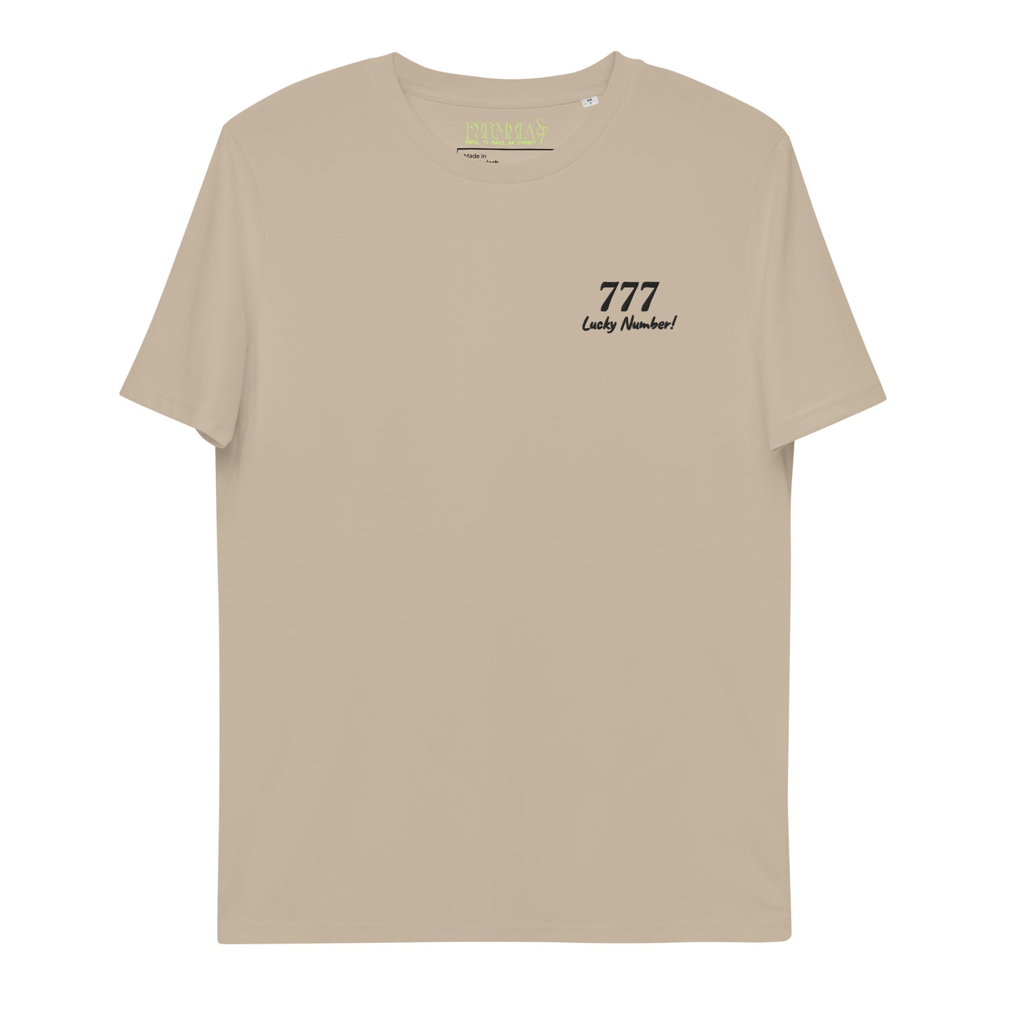 777 Lucky Number Unisex organic cotton spiritual t-shirt