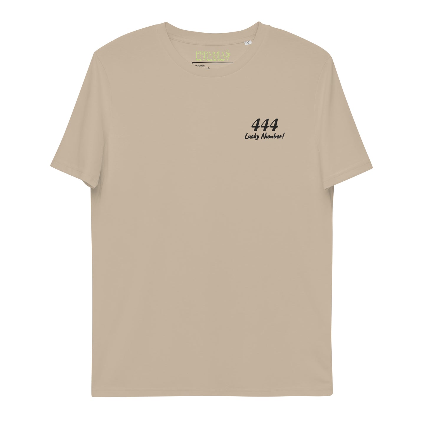 444 Lucky Number Unisex organic cotton spiritual t-shirt