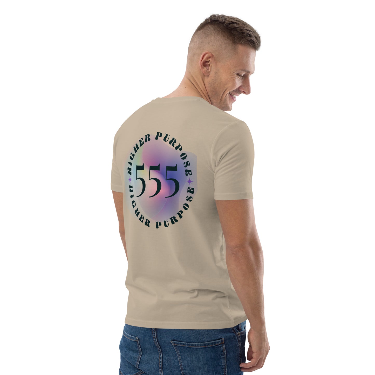555 Lucky Number Unisex organic cotton spiritual t-shirt