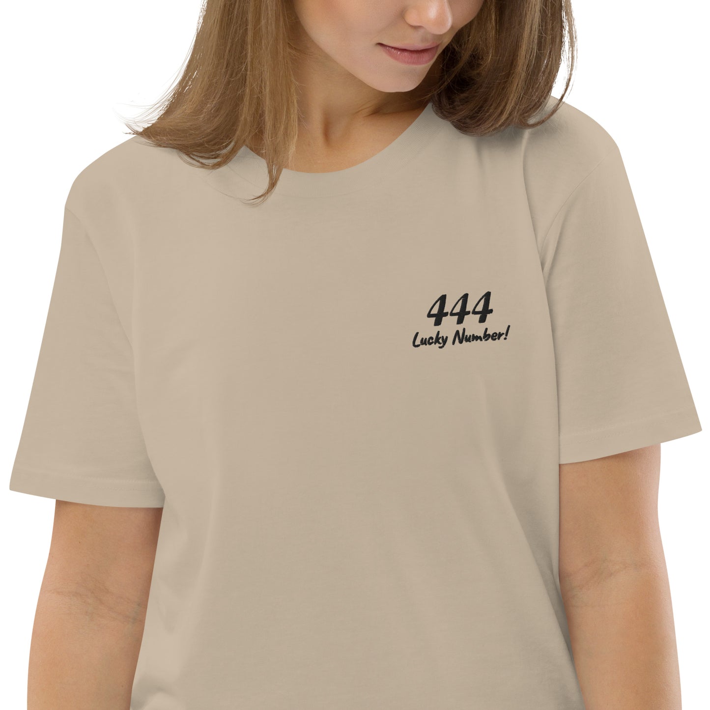 444 Lucky Number Unisex organic cotton spiritual t-shirt