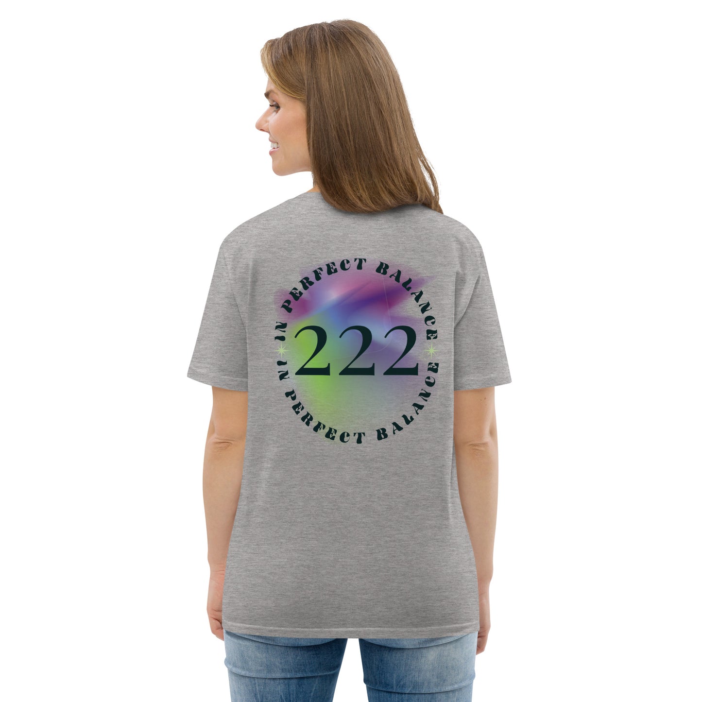 222 Lucky Number Unisex organic cotton spiritual t-shirt