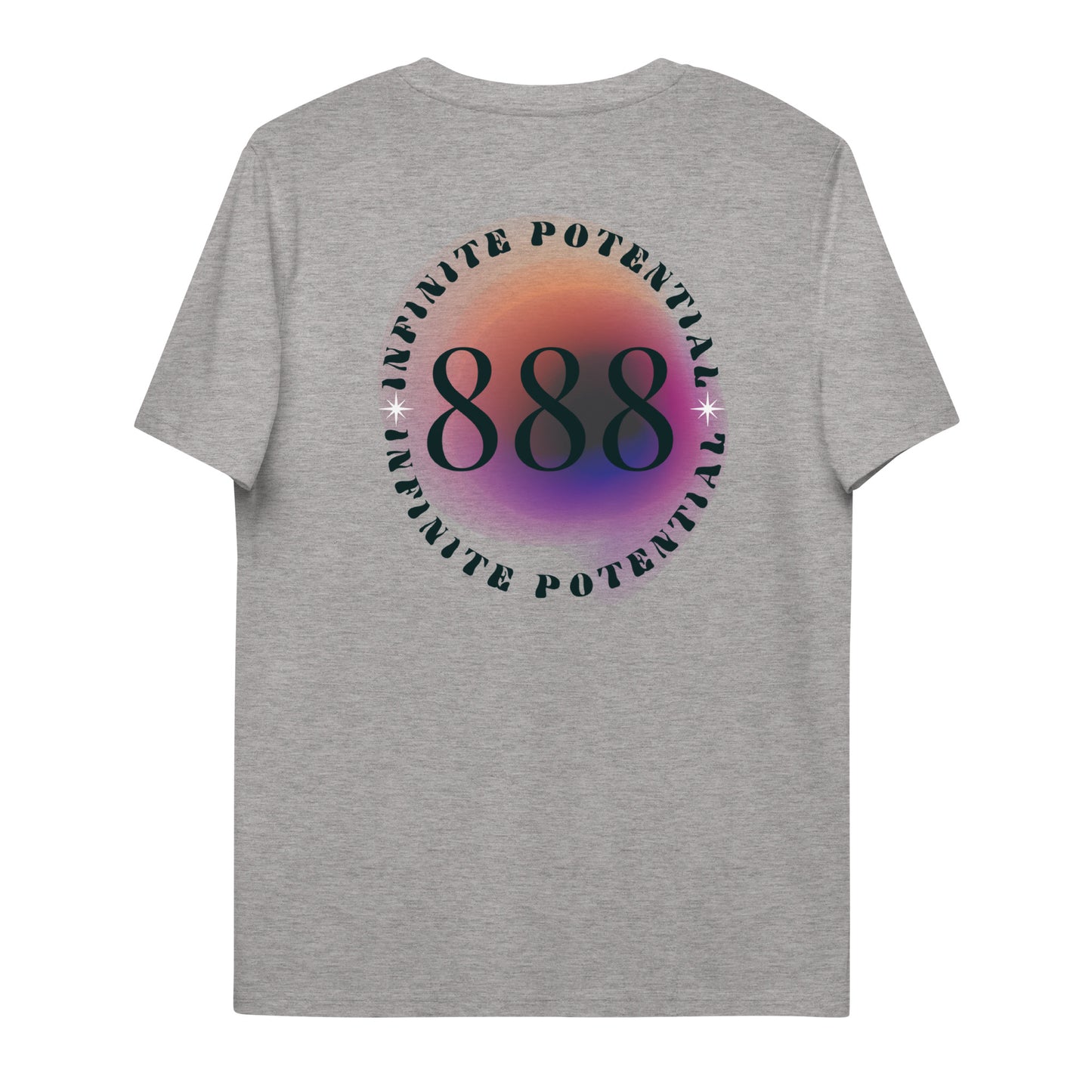 888 Lucky Number Unisex organic cotton spiritual t-shirt