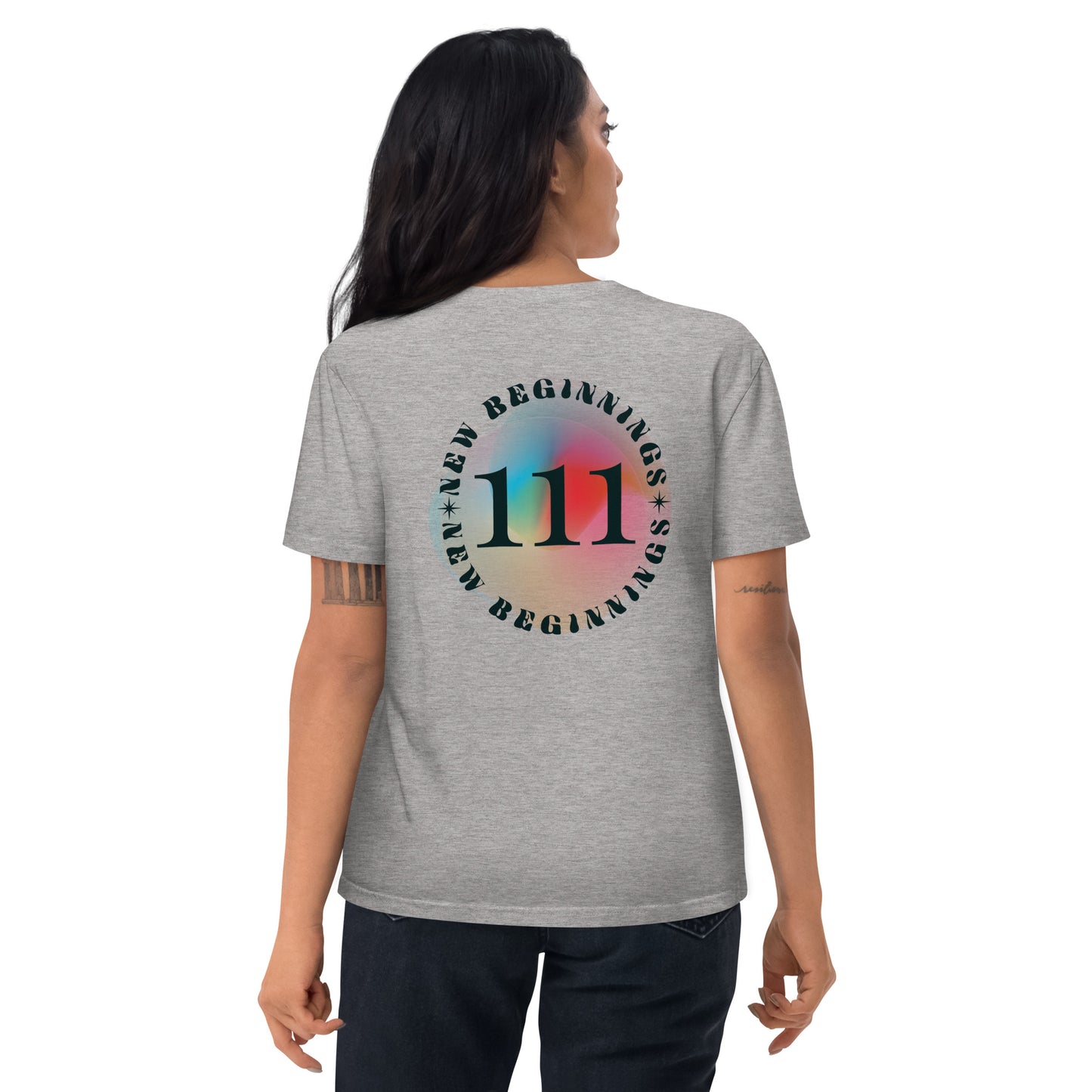 111 Lucky Number Unisex organic cotton spiritual t-shirt