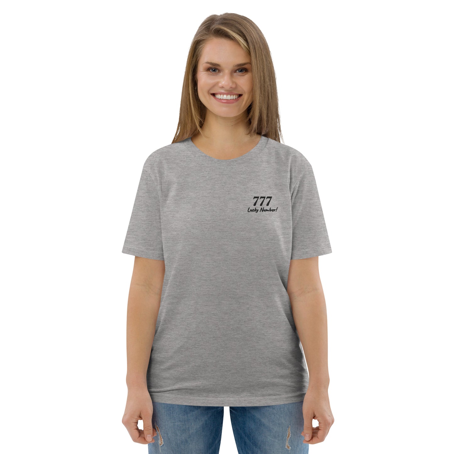 777 Lucky Number Unisex organic cotton spiritual t-shirt