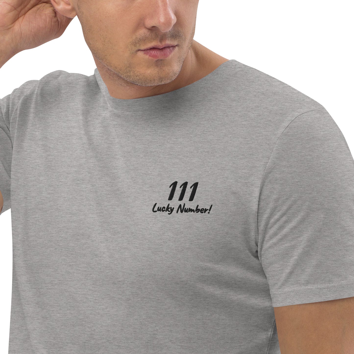 111 Lucky Number Unisex organic cotton spiritual t-shirt
