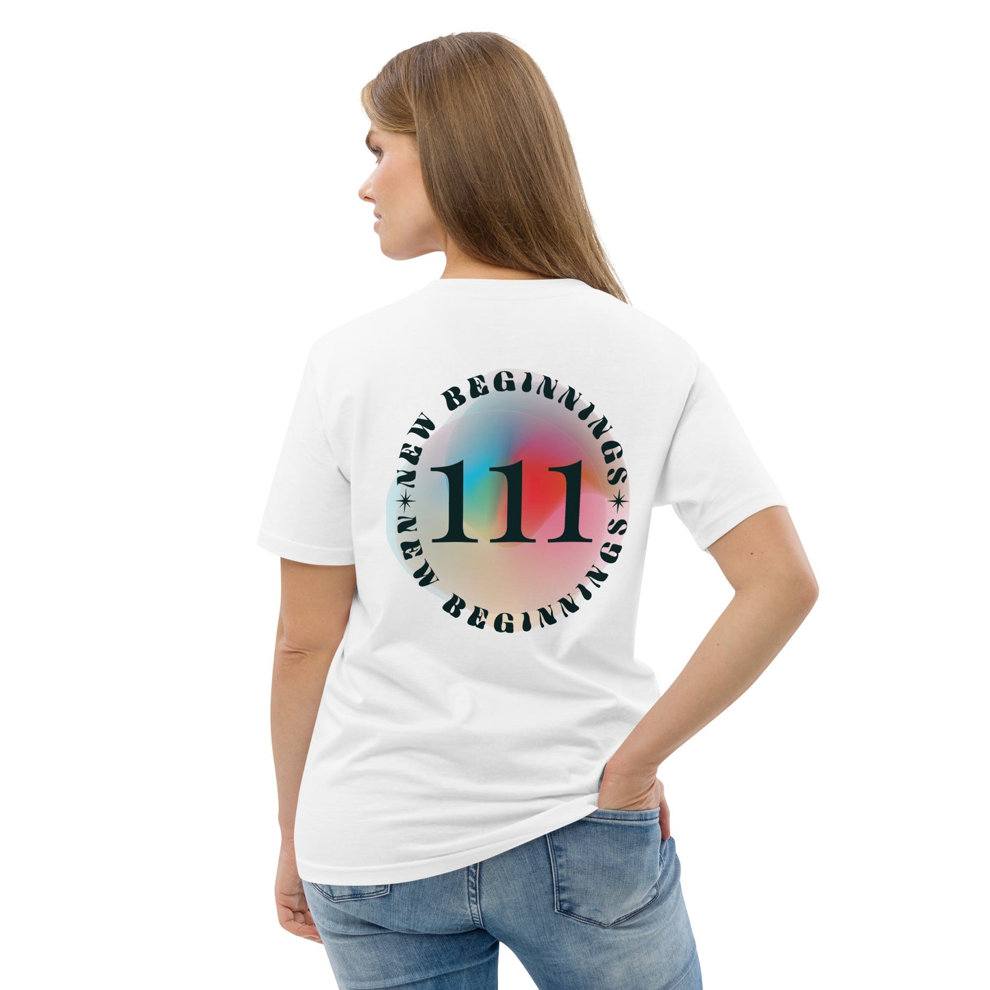 111 Lucky Number Unisex organic cotton spiritual t-shirt