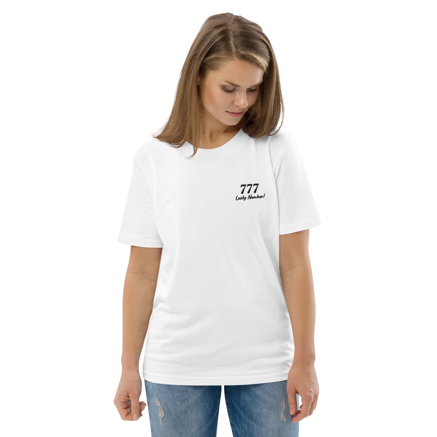 777 Lucky Number Unisex organic cotton spiritual t-shirt