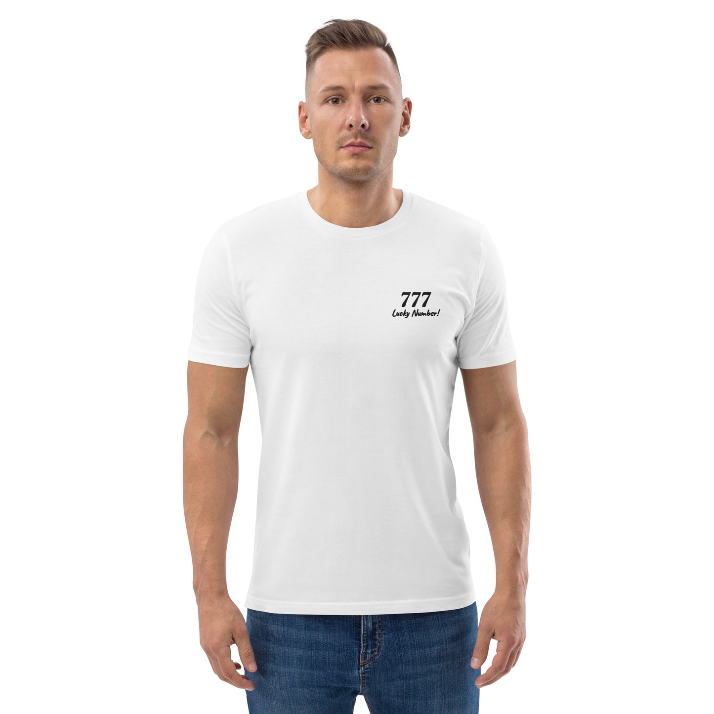 777 Lucky Number Unisex organic cotton spiritual t-shirt