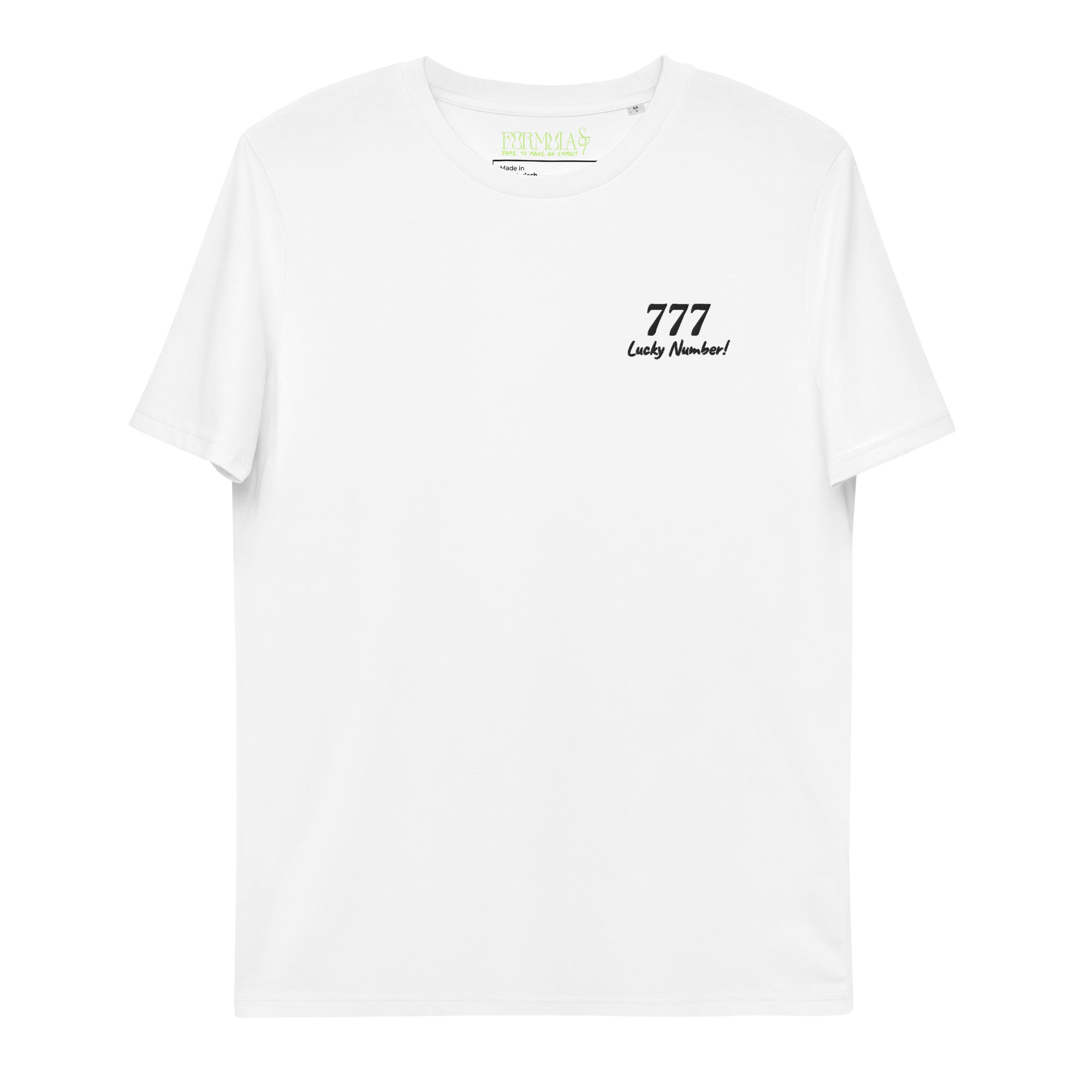 777 Lucky Number Unisex organic cotton spiritual t-shirt – Formula S7