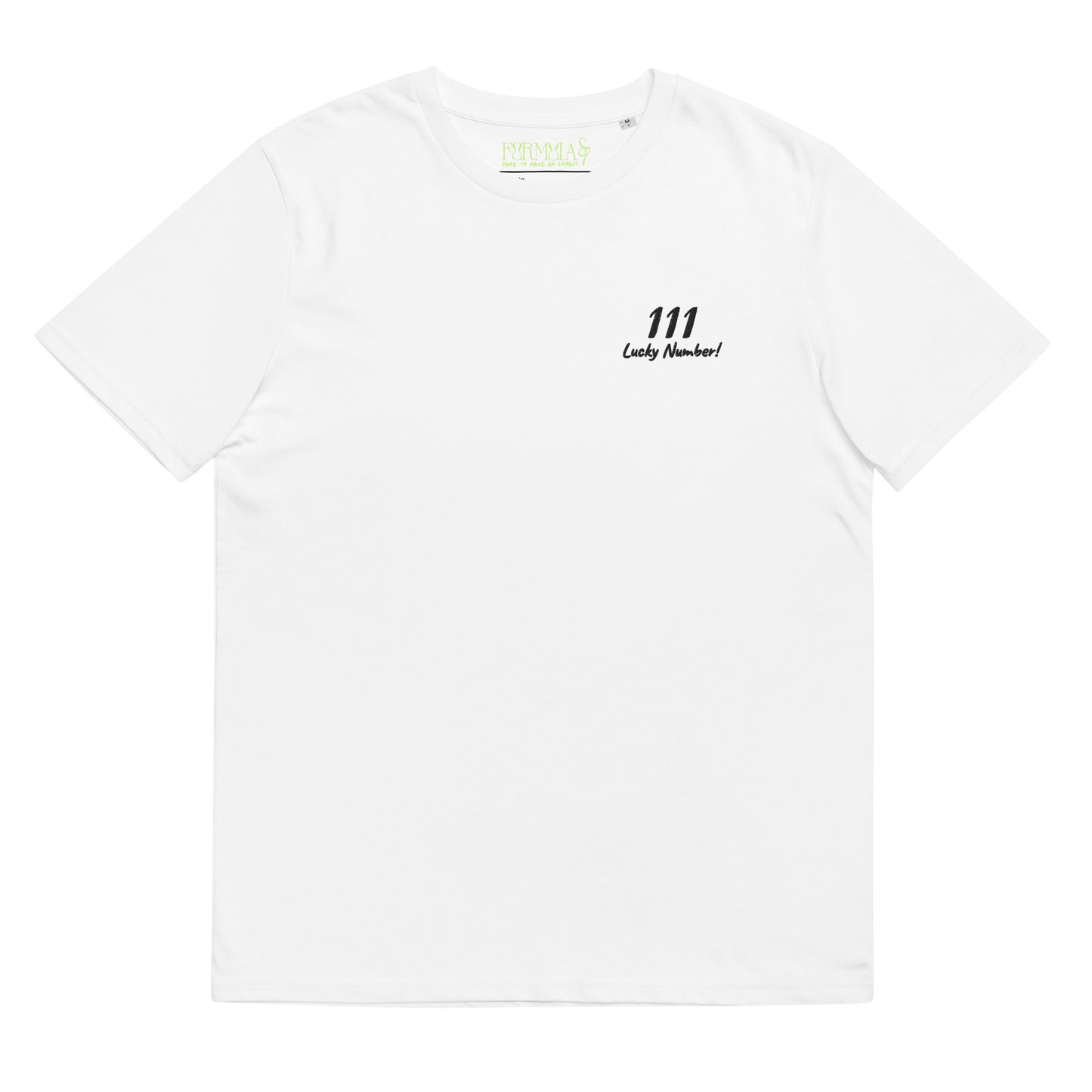 111 Lucky Number Unisex organic cotton spiritual t-shirt