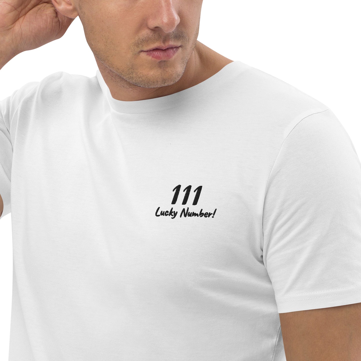 111 Lucky Number Unisex organic cotton spiritual t-shirt